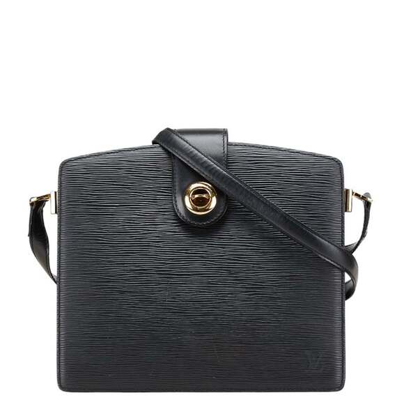 LOUIS VUITTON Handbags - Louis Vuitton Epi Capuchin Shoulder Bag M52342 Black Leather Women's LOUIS VU...